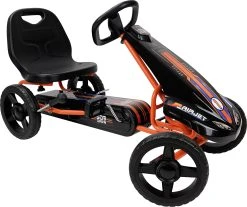 Schleich Geschäft 15 509 Crew Air Jet Pedal Go Kart, Orange