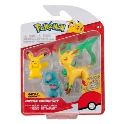 Ak Tronic Battle Figuren Pack Pikachu, Isso & Folipurba