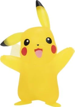 Ak Tronic Pokémon - Pikachu, 7,5cm Select Figur Transparent