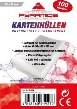 Ak Tronic Sammelkarten Hüllen 100er Pack