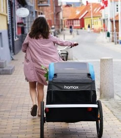 Hamax Fahrradanhänger AVENIDA ONE Einsitzer (incl. Bicycle Arm & Stroller Wheel) -Schleich Geschäft hamax fahrradanhanger avenida one einsitzer incl bicycle arm and stroller wheel 4