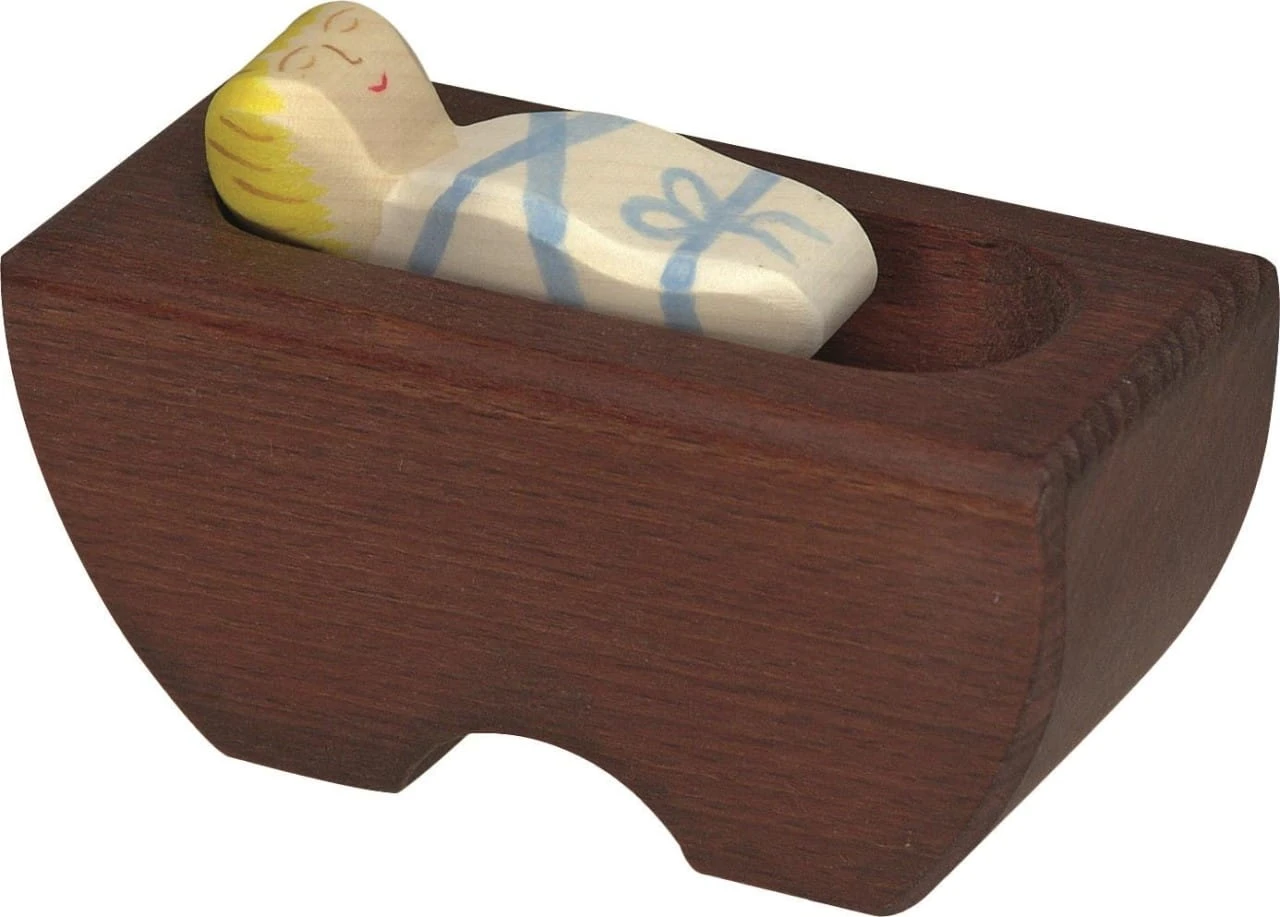 Holztiger Jesuskind 2 In Krippe Aus Holz In Braun 3 Holztiger Jesuskind 2 In Krippe Aus Holz In Braun