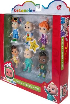 JAZWARES CoComelon - Familie & Freunde 6er Figuren-Set -Schleich Geschäft jazwares cocomelon familie and freunde 6er figuren set 2