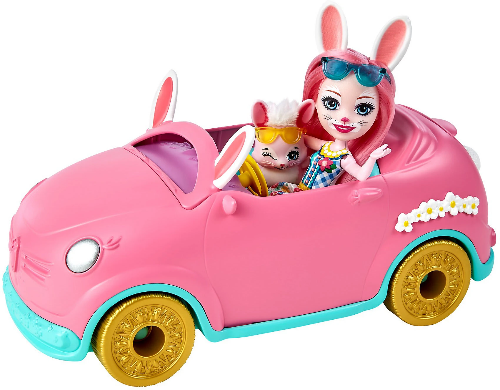 MATTEL Enchantimals Auto Inkl. Bree Bunny, Tierfreund Twist & Zubehör 5 MATTEL Enchantimals Auto Inkl. Bree Bunny, Tierfreund Twist & Zubehör – Bild 3