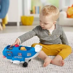 MATTEL Fisher-Price Little People Flugzeug Spielzeug Mit Figuren, Lernspielzeug -Schleich Geschäft mattel fisher price little people flugzeug spielzeug mit figuren lernspielzeug 1