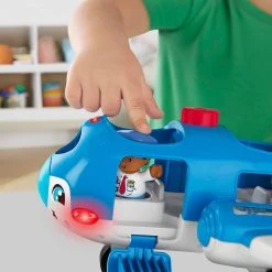 MATTEL Fisher-Price Little People Flugzeug Spielzeug Mit Figuren, Lernspielzeug -Schleich Geschäft mattel fisher price little people flugzeug spielzeug mit figuren lernspielzeug 3