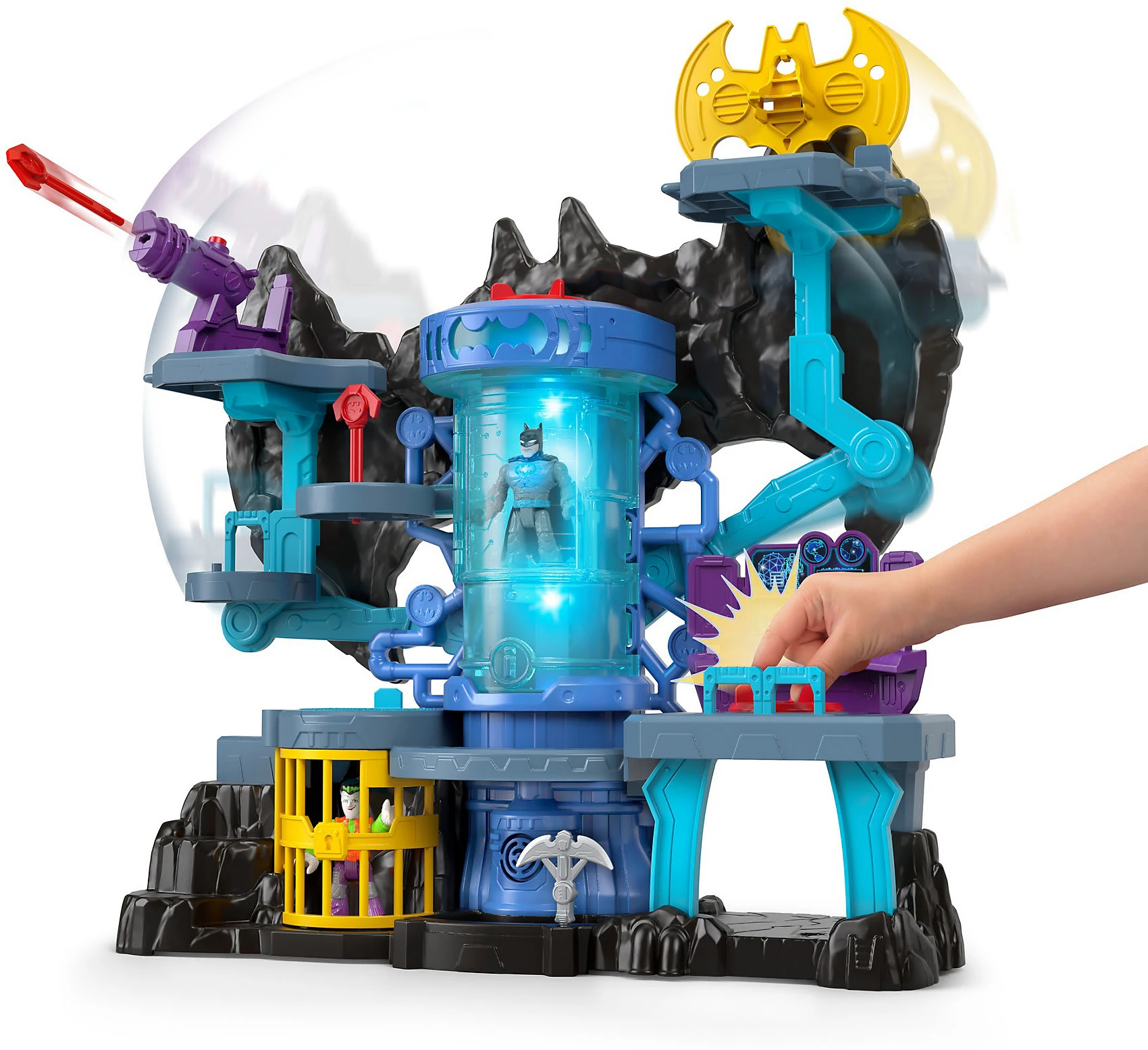 MATTEL Imaginext DC Super Friends Bat-Tech Batcave Spielset Inkl. Batman-Figur 4 MATTEL Imaginext DC Super Friends Bat-Tech Batcave Spielset Inkl. Batman-Figur – Bild 2
