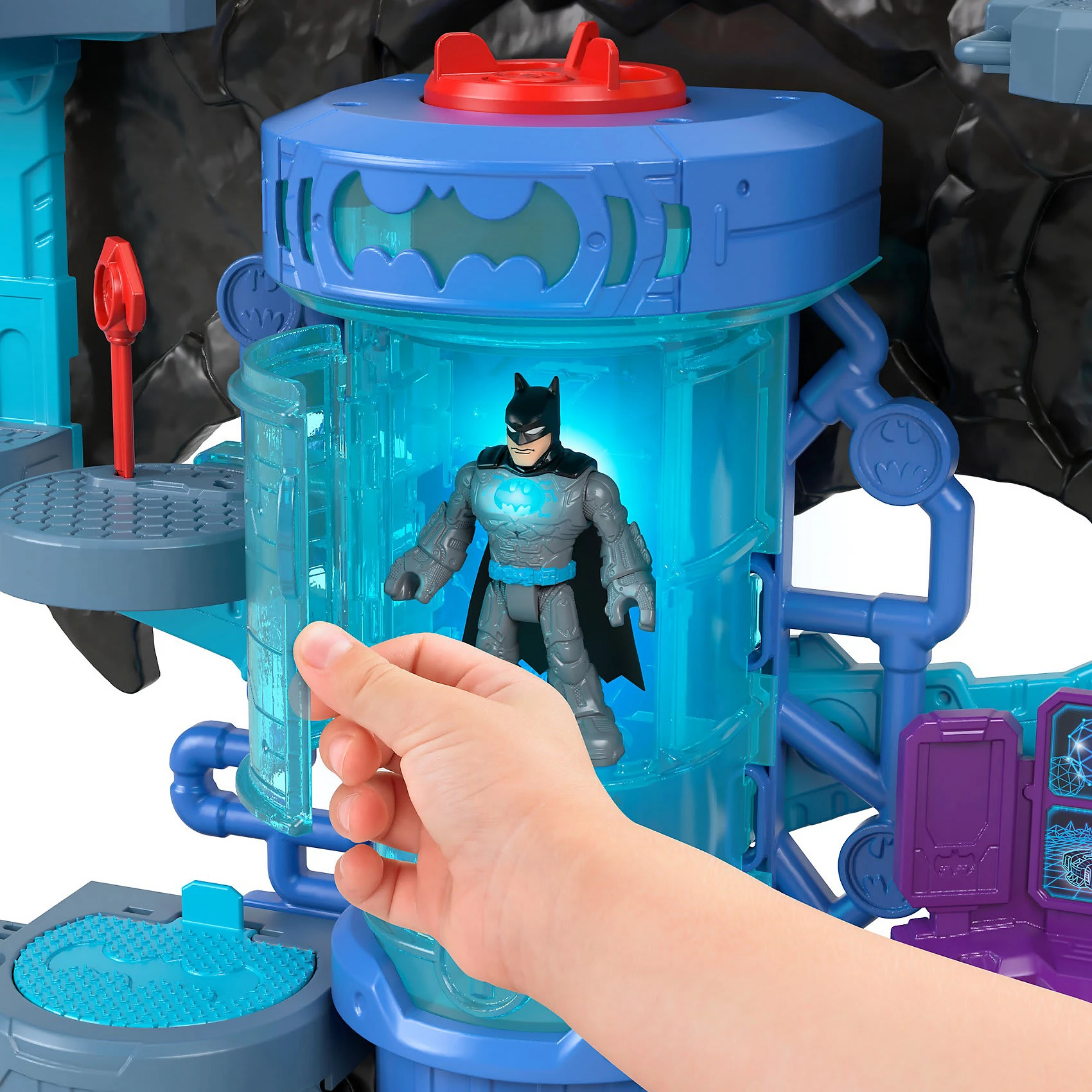 MATTEL Imaginext DC Super Friends Bat-Tech Batcave Spielset Inkl. Batman-Figur 5 MATTEL Imaginext DC Super Friends Bat-Tech Batcave Spielset Inkl. Batman-Figur – Bild 3