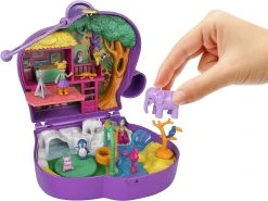 MATTEL Polly Pocket Elefantenabenteuer Schatulle Mit 2 Puppen Und 5 Überraschungen -Schleich Geschäft mattel polly pocket elefantenabenteuer schatulle mit 2 puppen und 5 uberraschungen 1