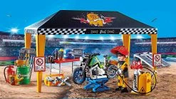 Playmobil 70552 Stuntshow Werkstattzelt -Schleich Geschäft playmobil 70552 stuntshow werkstattzelt 1