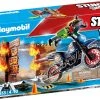 Playmobil 70553 Stuntshow Motorrad Mit Feuerwand -Schleich Geschäft playmobil 70553 stuntshow motorrad mit feuerwand