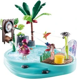 Playmobil 70610 Spaßbecken Mit Wasserspritze -Schleich Geschäft playmobil 70610 spassbecken mit wasserspritze 3