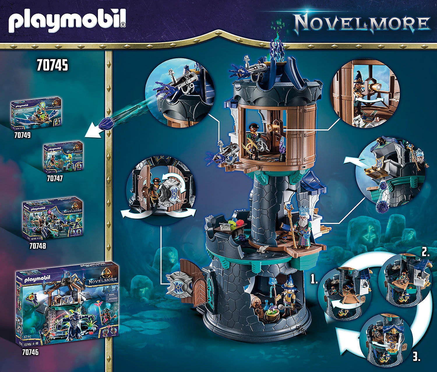 Playmobil 70745 Violet Vale - Zaubererturm 5 Playmobil 70745 Violet Vale - Zaubererturm – Bild 3
