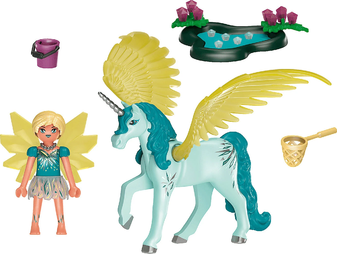 Playmobil 70809 Crystal Fairy Mit Einhorn 5 Playmobil 70809 Crystal Fairy Mit Einhorn – Bild 3