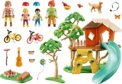 Playmobil 71001 Abenteuer-Baumhaus Mit Rutsche -Schleich Geschäft playmobil 71001 abenteuer baumhaus mit rutsche 2