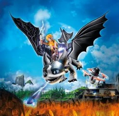 Playmobil 71081 Dragons: The Nine Realms - Thunder & Tom -Schleich Geschäft playmobil 71081 dragons the nine realms thunder and tom 1