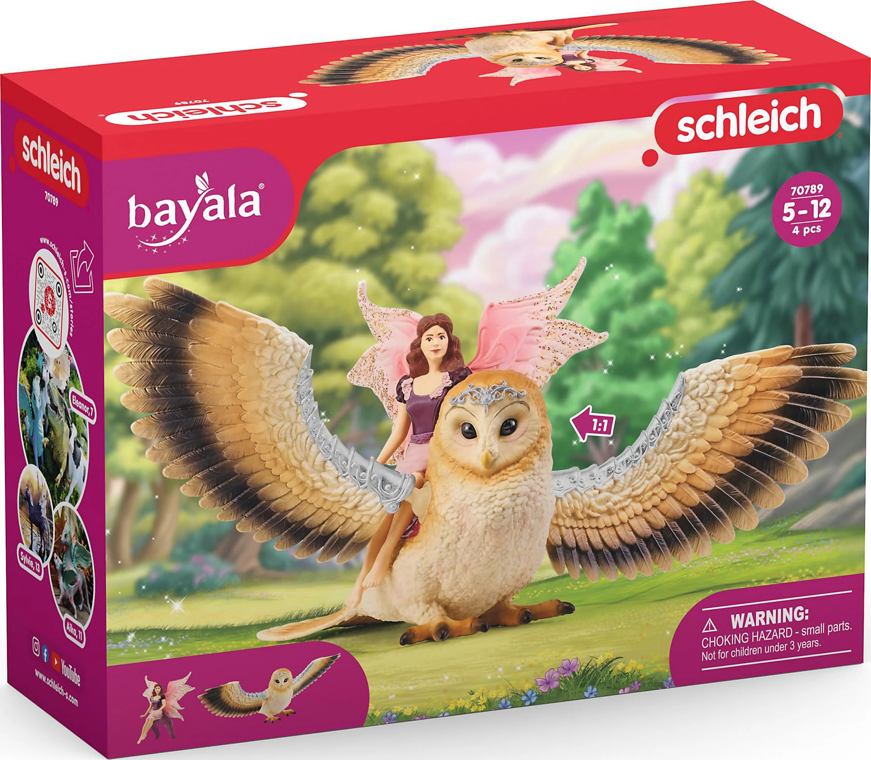 Schleich Bayala 70789 Elfe Auf Glitzer-Eule V2 4 Schleich Bayala 70789 Elfe Auf Glitzer-Eule V2 – Bild 2