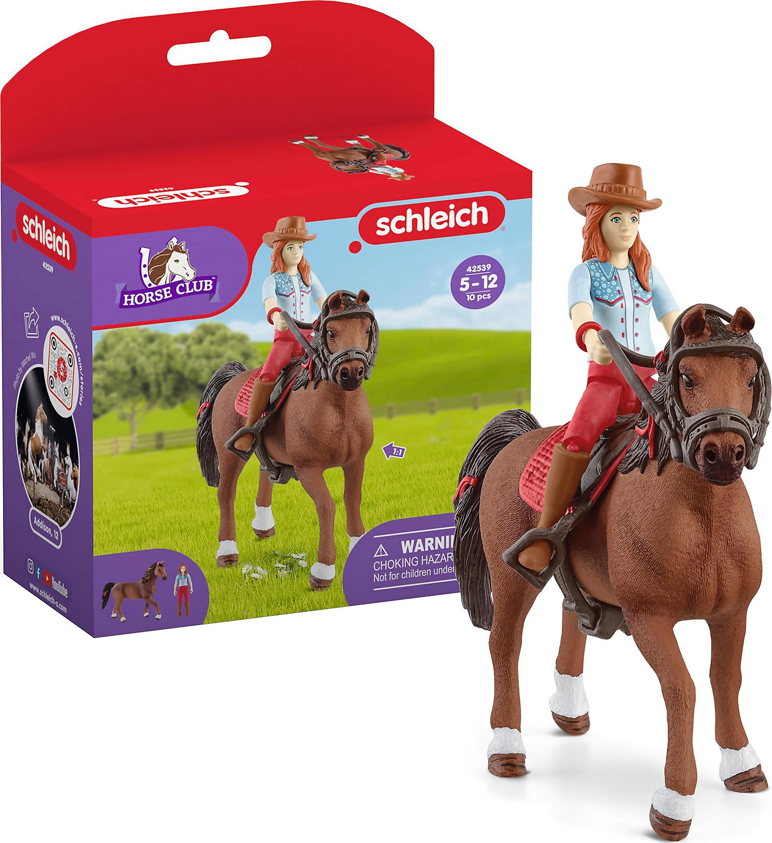 Schleich Horse Club 42539 Horse Club Hannah & Cayenne 3 Schleich Horse Club 42539 Horse Club Hannah & Cayenne