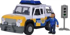SIMBA Feuerwehrmann Sam Polizeiauto 4x4 Mit Figur