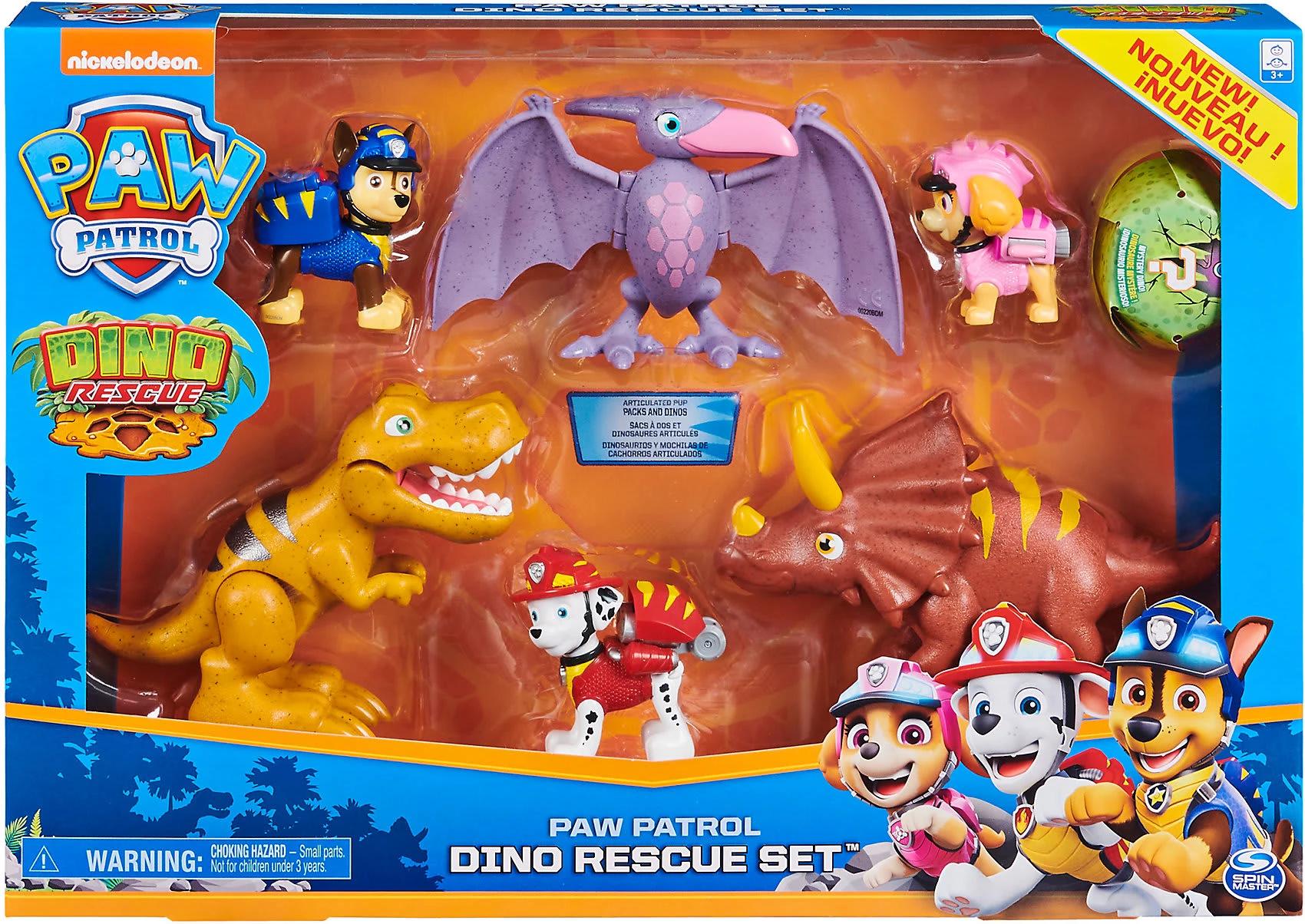 SPIN MASTER PAW Patrol Dino Rescue Hero Pup Geschenkset 3 SPIN MASTER PAW Patrol Dino Rescue Hero Pup Geschenkset