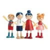 Tender Leaf Toys 4er-Set: Spielfiguren "Doll Familie" - Ab 3 Jahren