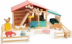 Tender Leaf Toys Bauernhof -Schleich Geschäft tender leaf toys bauernhof 3