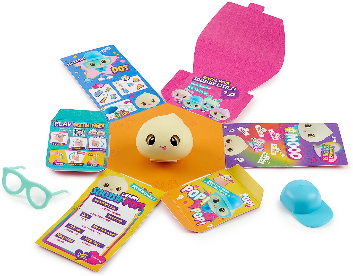 WowWee My Squishy Little: Dumplings - Dot Blue 4 WowWee My Squishy Little: Dumplings - Dot Blue – Bild 2