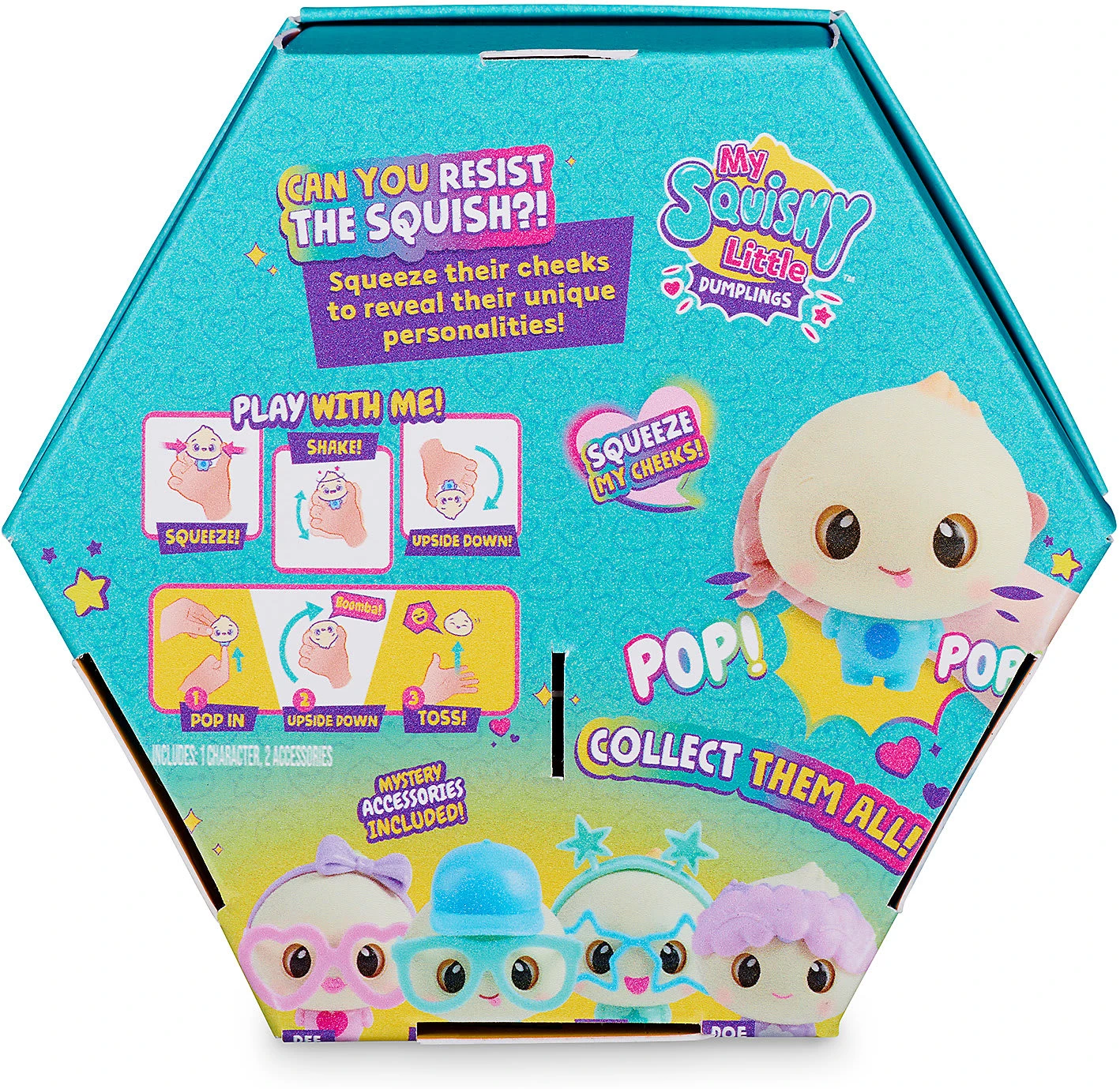 WowWee My Squishy Little: Dumplings - Dot Blue 5 WowWee My Squishy Little: Dumplings - Dot Blue – Bild 3